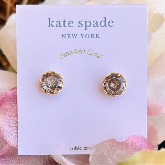 Kate Spade Crystal Stud Earrings NWT - Picture 6 of 7